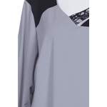 Klassische Bluse von Sempre Piu, in der Farbe Grau, aus Elasthan, andere Perspektive, Vorschaubild