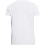 T-Shirt von Under Armour, in der Farbe Weiss, aus Polyester, andere Perspektive, Vorschaubild