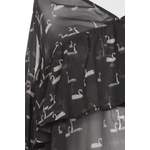 Klassische Bluse von Studio Untold, in der Farbe Grau, andere Perspektive, Vorschaubild