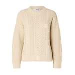 Sonstige Pullover von Selected Femme, in der Farbe Beige, aus Polyacryl, andere Perspektive, Vorschaubild