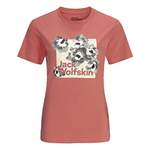 T-Shirt von Jack Wolfskin, in der Farbe Rosa, Vorschaubild