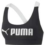 Sport-BH von Puma, in der Farbe Schwarz, aus Polyester, Vorschaubild