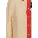 Klassische Bluse von Prada, in der Farbe Beige, andere Perspektive, Vorschaubild