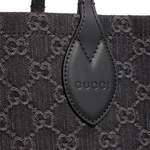 Shopper von Gucci, in der Farbe Grau, aus Textil, andere Perspektive, Vorschaubild