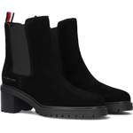 Chelsea-Boot von Tommy Hilfiger, in der Farbe Schwarz, aus Echtleder, andere Perspektive, Vorschaubild