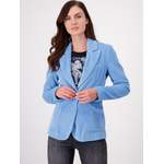 Jackenblazer von monari, in der Farbe Blau, aus Polyester, andere Perspektive, Vorschaubild