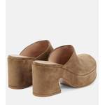 Clog von Gianvito Rossi, in der Farbe Beige, andere Perspektive, Vorschaubild