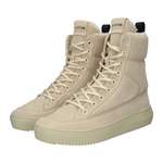 Sneaker von Blackstone, in der Farbe Beige, aus Angora, andere Perspektive, Vorschaubild