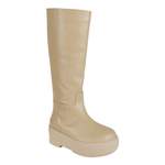 Stiefel von Gia Borghini, in der Farbe Beige, aus Leder, andere Perspektive, Vorschaubild