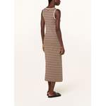 Strickkleid von CLAUDIE PIERLOT, in der Farbe Beige, aus Polyester, andere Perspektive, Vorschaubild