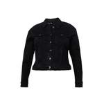 Jeansjacke von Vero Moda Curve, in der Farbe Schwarz, aus Polyester, andere Perspektive, Vorschaubild