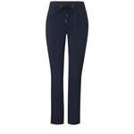 Jegging von cecil, in der Farbe Blau, aus Webstoff, andere Perspektive, Vorschaubild