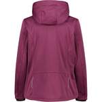 Softshelljacke von CMP, in der Farbe Rosa, aus Polyester, andere Perspektive, Vorschaubild