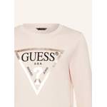 Sweatshirt von Guess, in der Farbe Rosa, aus Baumwolle, andere Perspektive, Vorschaubild