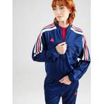 Trainingsjacke von ADIDAS SPORTSWEAR, in der Farbe Weiss, aus Polyester, andere Perspektive, Vorschaubild