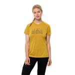 Funktionsshirt von Jack Wolfskin, in der Farbe Gold, andere Perspektive, Vorschaubild