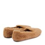 Slipper von Max Mara, in der Farbe Braun, andere Perspektive, Vorschaubild