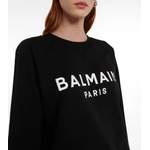 Sweatshirt von Balmain, in der Farbe Schwarz, aus Baumwolle, andere Perspektive, Vorschaubild