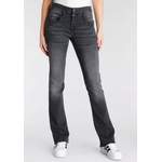 Bootcut-Jeans von Herrlicher, in der Farbe Grau, aus Baumwolle, andere Perspektive, Vorschaubild