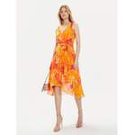 Sommerkleid von Joseph Ribkoff, in der Farbe Orange, aus Polyester, andere Perspektive, Vorschaubild