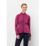 Fahrradjacke von Jack Wolfskin, in der Farbe Rosa, aus Fleece, andere Perspektive, Vorschaubild