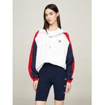 Windbreaker von Tommy Jeans, in der Farbe Weiss, aus Polyester, andere Perspektive, Vorschaubild