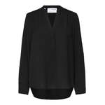 Klassische Bluse von Selected Femme, in der Farbe Schwarz, aus Polyester, andere Perspektive, Vorschaubild