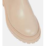 Chelsea-Boot von Gianvito Rossi, in der Farbe Beige, andere Perspektive, Vorschaubild