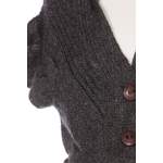 Strickjacke von LUISA CERANO, in der Farbe Grau, aus Schurwolle, andere Perspektive, Vorschaubild