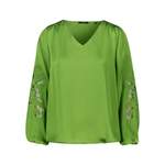 Klassische Bluse von Zero, in der Farbe Grün, aus Polyester, andere Perspektive, Vorschaubild