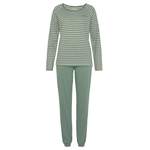Pyjama von VIVANCE DREAMS, in der Farbe Grün, aus Baumwolle, andere Perspektive, Vorschaubild
