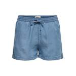 Shorts von Only, in der Farbe Blau, aus Lyocell, Vorschaubild