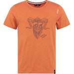 T-Shirt von Chillaz, in der Farbe Orange, aus Baumwolle, andere Perspektive, Vorschaubild