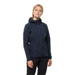 Softshelljacke von Jack Wolfskin, in der Farbe Schwarz, aus Polyester, andere Perspektive, Vorschaubild