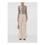 Hose von Stella Mccartney, in der Farbe Beige, aus Baumwollstoff, andere Perspektive, Vorschaubild