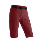 Caprihose von maier sports, in der Farbe Rot, aus Elasthan, andere Perspektive, Vorschaubild