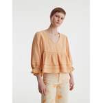 Bluse von EDITED, in der Farbe Orange, aus Baumwolle, andere Perspektive, Vorschaubild