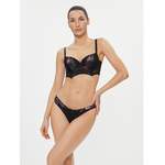 Balconette-BH von Hunkemöller, in der Farbe Schwarz, aus Polyester, andere Perspektive, Vorschaubild