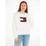 Sweatshirt von Tommy Jeans, in der Farbe Weiss, andere Perspektive, Vorschaubild