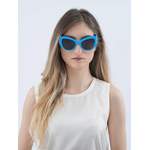 Sonstige Sonnenbrille von Balenciaga, in der Farbe Blau, aus Acetat, andere Perspektive, Vorschaubild