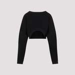 Sweatshirt von Saint Laurent, in der Farbe Schwarz, aus Baumwolle, andere Perspektive, Vorschaubild