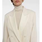 Blazer von Max Mara, in der Farbe Weiss, andere Perspektive, Vorschaubild