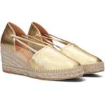 Espadrille von Kanna, in der Farbe Gold, aus Leder, andere Perspektive, Vorschaubild