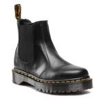 Chelsea-Boot von Dr. Martens, in der Farbe Schwarz, aus Kunststoff, andere Perspektive, Vorschaubild