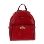 Rucksack von The Bridge, in der Farbe Rot, aus Leder, andere Perspektive, Vorschaubild