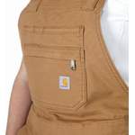 Latzhose von Carhartt, in der Farbe Braun, andere Perspektive, Vorschaubild