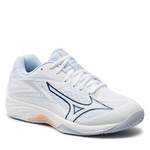 Hallenschuhe von Mizuno, in der Farbe Weiss, andere Perspektive, Vorschaubild