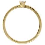 Solitär-Ring von trendor, in der Farbe Gold, andere Perspektive, Vorschaubild