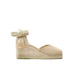 Espadrille von Castañer, in der Farbe Beige, aus Echtleder, andere Perspektive, Vorschaubild