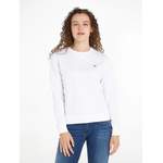 Sweatshirt von Tommy Jeans, in der Farbe Weiss, aus Polyester, andere Perspektive, Vorschaubild